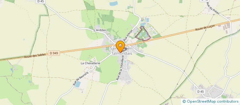 localisation de l'entreprise J. SAGOT MEUBLES à MOUTIERS-LES-MAUXFAITS