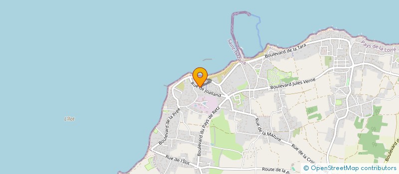 localisation de l'entreprise J-SAN à LA PLAINE-SUR-MER