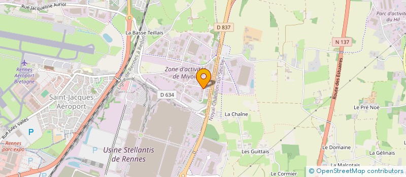 localisation de l'entreprise J SCHNEEBERGER SERVICE  SAINT-JACQUES-DE-LA-LANDE