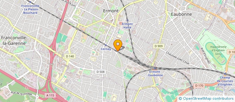 localisation de l'entreprise J. SICARD PARIS à ERMONT