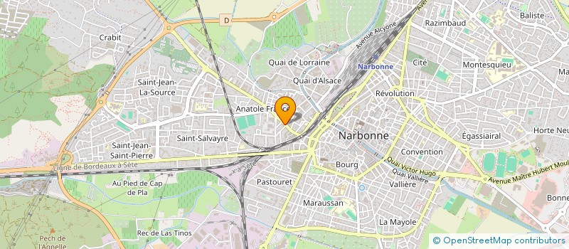 localisation de l'entreprise J'SOLECO  NARBONNE