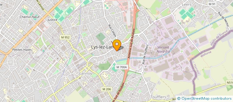 localisation de l'entreprise J SOLUTIONS EXPRESS  LYS-LEZ-LANNOY