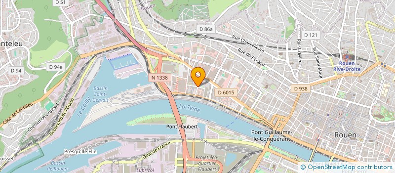 localisation de l'entreprise J SUSHI  ROUEN