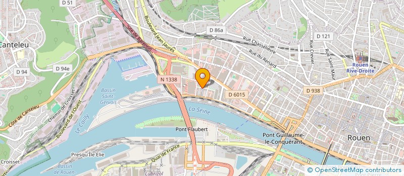 localisation de l'entreprise J SUSHI à ROUEN