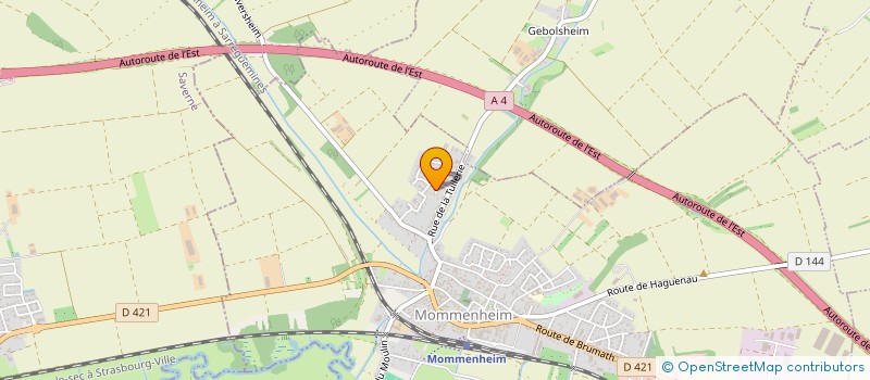 localisation de l'entreprise J&T  MOMMENHEIM