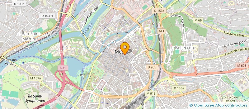 localisation de l'entreprise J.T.B.  METZ