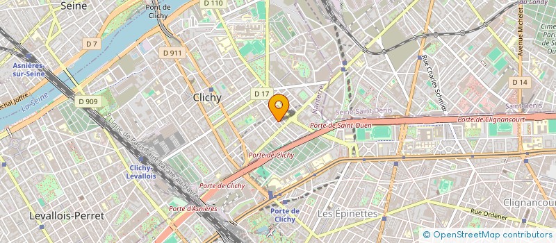 localisation de l'entreprise J&T BATIMENT à CLICHY