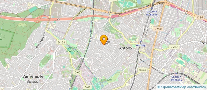 localisation de l'entreprise J.T.C. à ANTONY