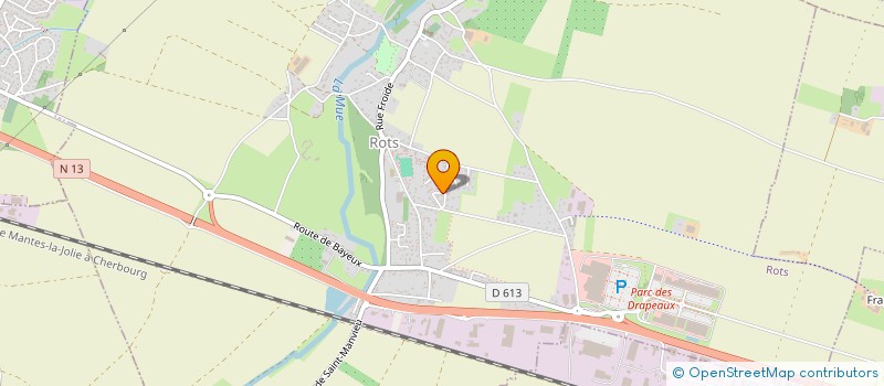 localisation de l'entreprise J.T.C.  TOURNEVILLE-SUR-MER