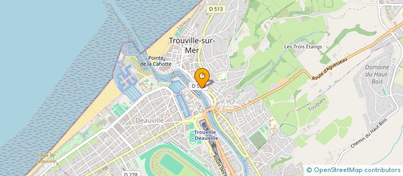 localisation de l'entreprise J-T-C à TROUVILLE-SUR-MER