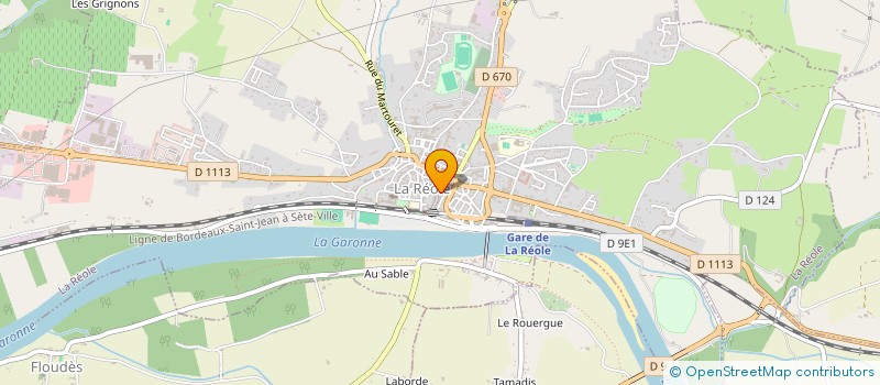 localisation de l'entreprise J T M  LA REOLE