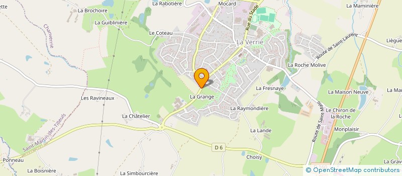 localisation de l'entreprise J.T. MECANIQUE à CHANVERRIE