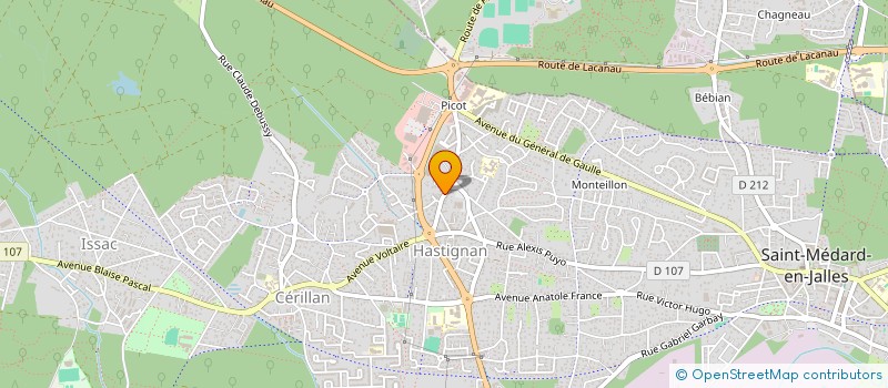 localisation de l'entreprise J.T.R. (JAFFRE TERRASSEMENT RENOVATION)  SAINT-MEDARD-EN-JALLES