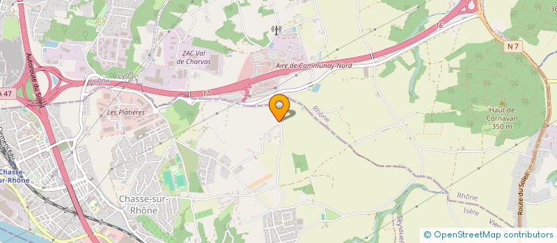 localisation de l'entreprise J&T SOLUTIONS  CHASSE-SUR-RHONE