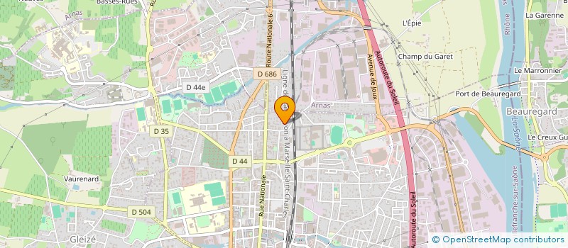 localisation de l'entreprise J T2A  VILLEFRANCHE