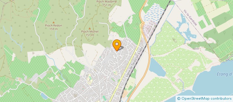 localisation de l'entreprise J TECH STRUCTURES à FRONTIGNAN