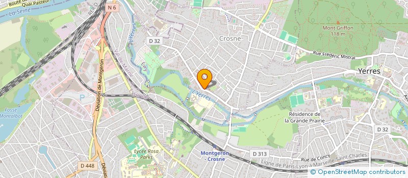 localisation de l'entreprise J.TOPALIAN - ARTISAN FLEURISTE  CROSNE