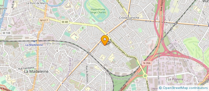 localisation de l'entreprise J TOULEMONDE PERE ET FILS à MARCQ-EN-BARŒUL
