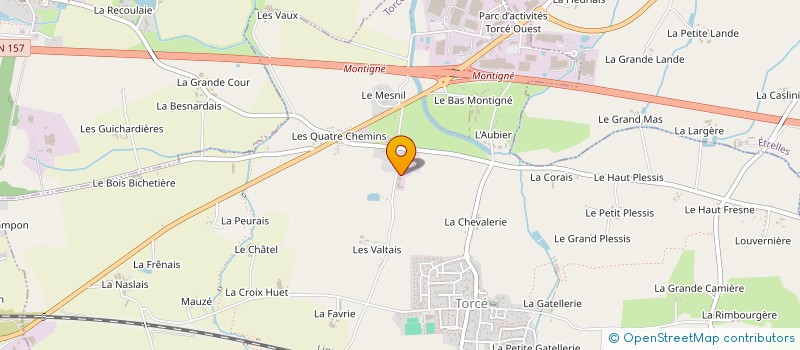 localisation de l'entreprise J TRANS  TORCE