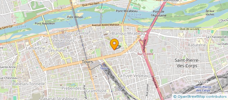 localisation de l'entreprise J TROIS  TOURS