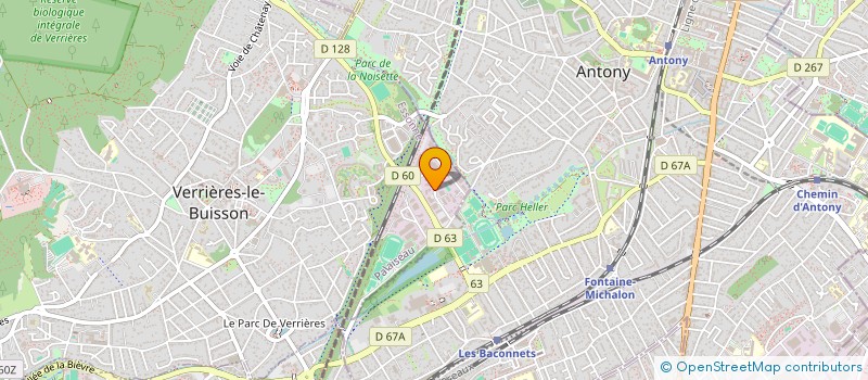 localisation de l'entreprise J.TRONIC  VERRIERES-LE-BUISSON