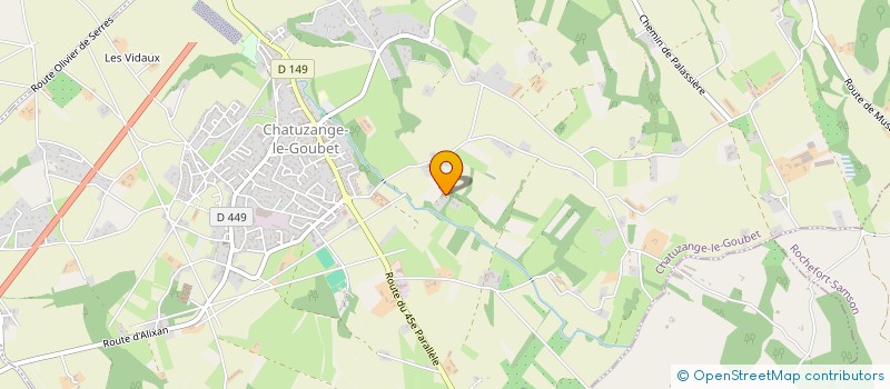 localisation de l'entreprise J.TURC ET FILS  CHATUZANGE-LE-GOUBET