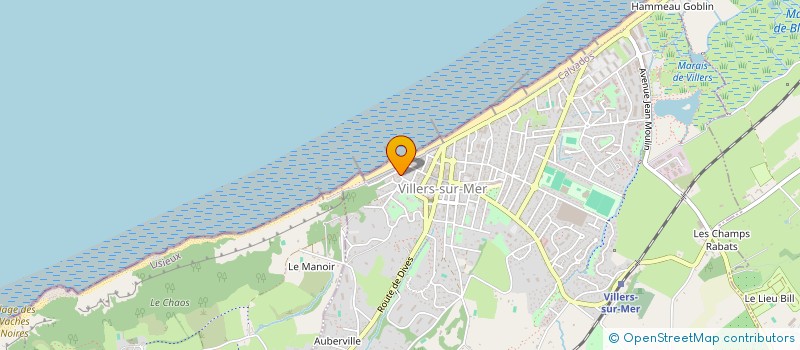 localisation de l'entreprise J.U.L.O.  VILLERS-SUR-MER