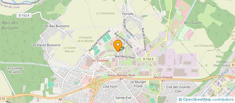 localisation de l'entreprise J U M P à DREUX