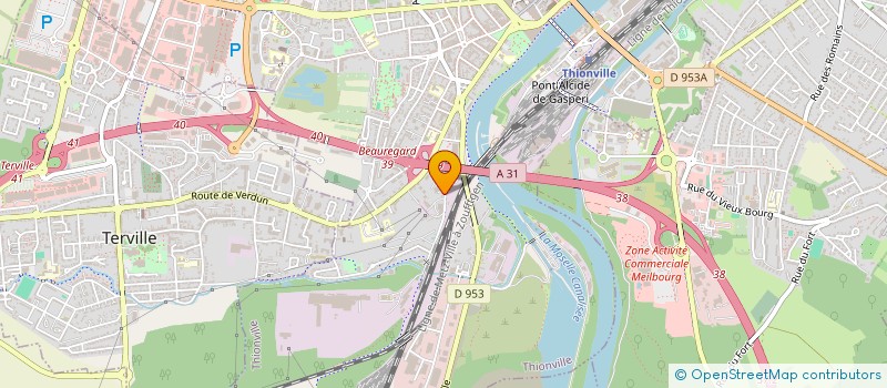 localisation de l'entreprise J UNIT LAUNAY  THIONVILLE