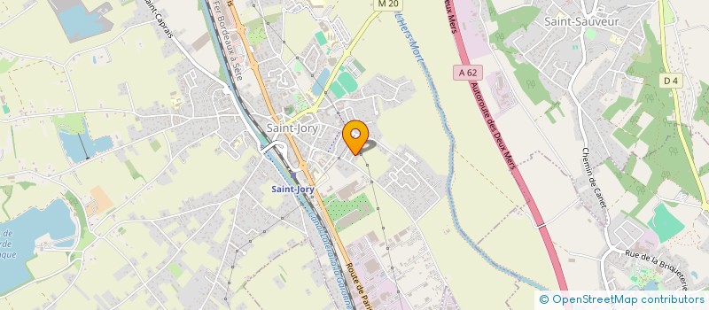 localisation de l'entreprise J.V.ASSISTANCES  SAINT-JORY