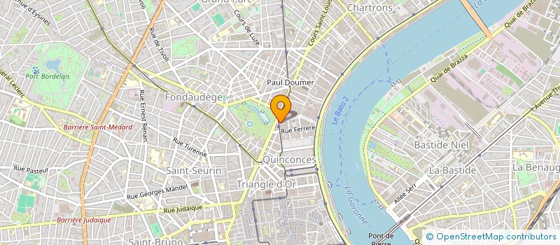 localisation de l'entreprise J&V ASSOCIES  BORDEAUX