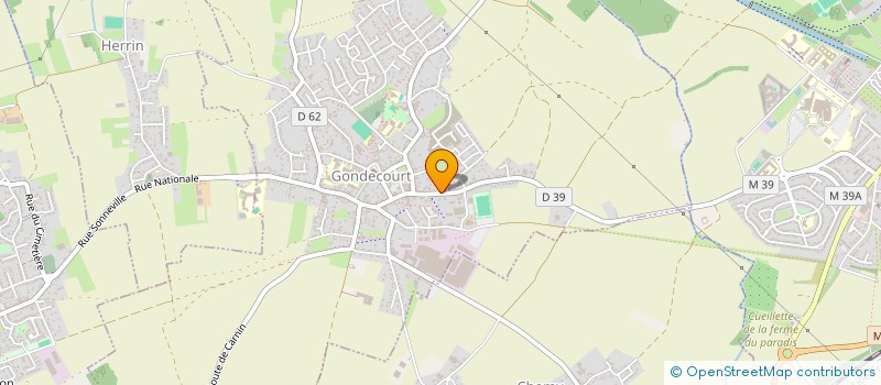 localisation de l'entreprise J.V DISTRI  GONDECOURT