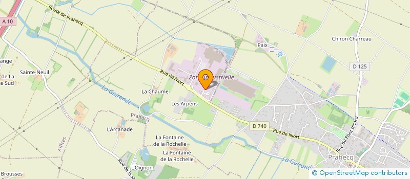 localisation de l'entreprise J.V. FINANCE  PRAHECQ