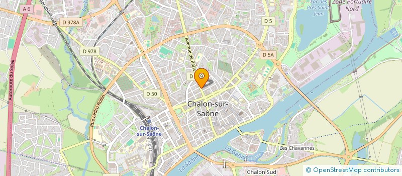 localisation de l'entreprise J&V FONTAINE  CHALON-SUR-SAONE