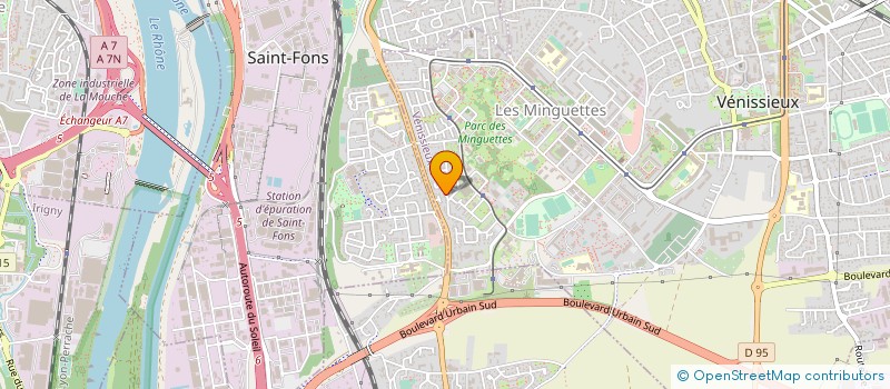 localisation de l'entreprise J.V. IMMO  VENISSIEUX