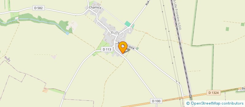 localisation de l'entreprise J&V INVEST  RULLY