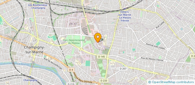 localisation de l'entreprise J V J SERRURERIE à CHAMPIGNY-SUR-MARNE