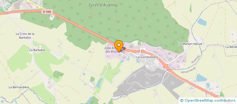 localisation de l'entreprise J.V.K.  VENANSAULT