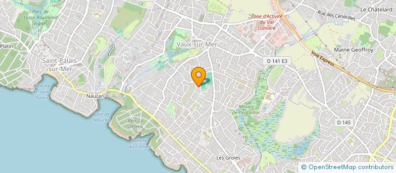 localisation de l'entreprise J&V LEGACY  VAUX-SUR-MER