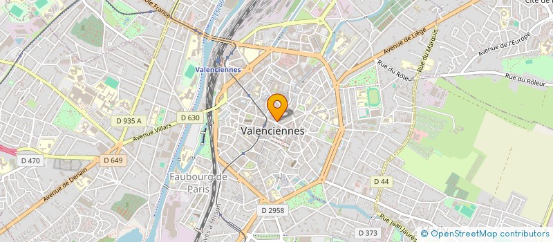 localisation de l'entreprise J V OPTIQUE à VALENCIENNES