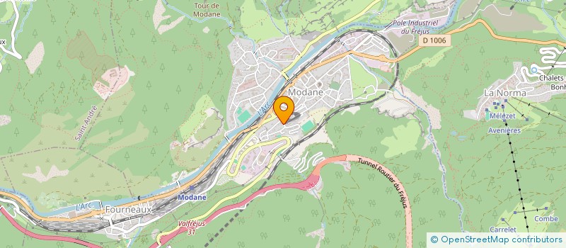 localisation de l'entreprise J&V PATRIMOINE  MODANE