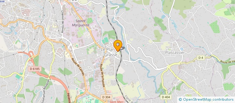 localisation de l'entreprise J-V TRANSACTIONS à GRASSE