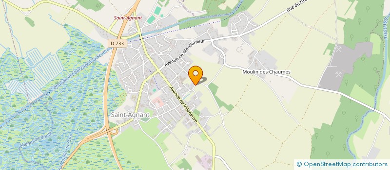 localisation de l'entreprise J VARAGNE CONSEILS à SAINT-AGNANT