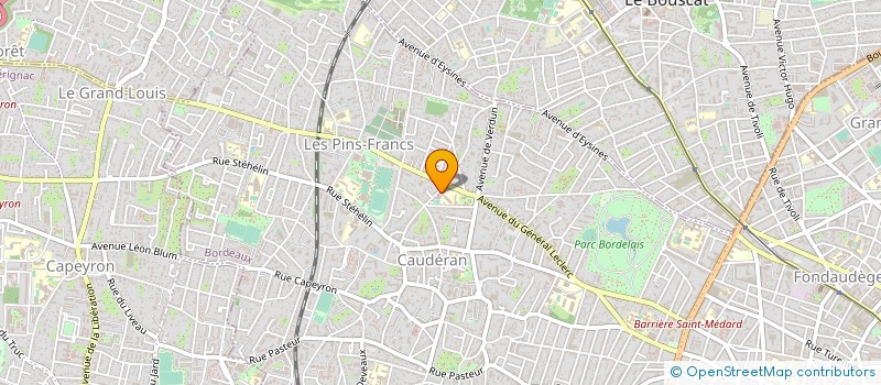 localisation de l'entreprise J & VB à BORDEAUX