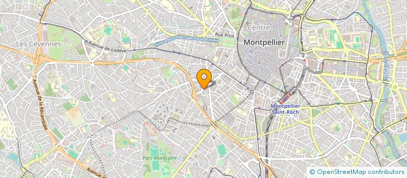 localisation de l'entreprise J.VERGNE S.A à MONTPELLIER