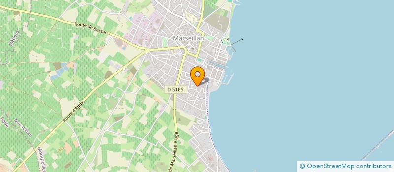 localisation de l'entreprise J'VTC à MARSEILLAN