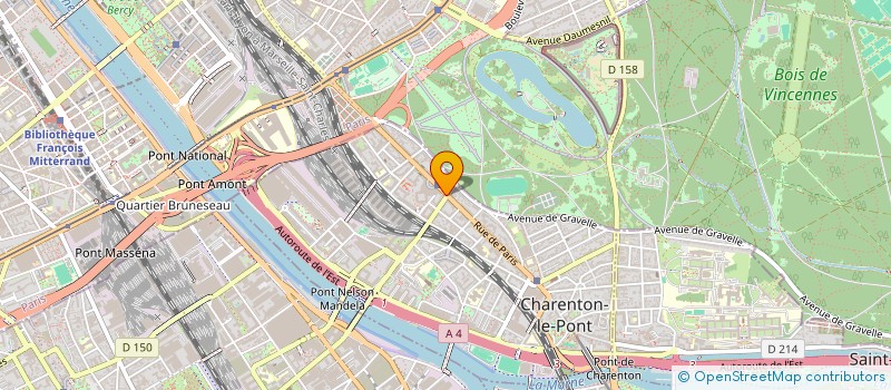 localisation de l'entreprise J&W  CHARENTON-LE-PONT