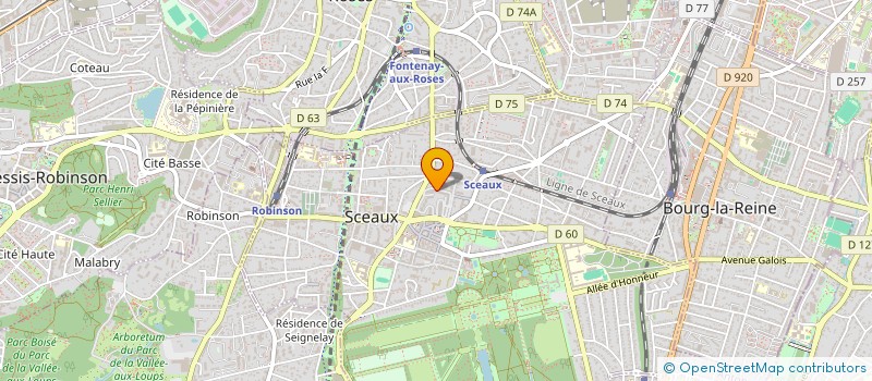 localisation de l'entreprise J&W A.M. à SCEAUX