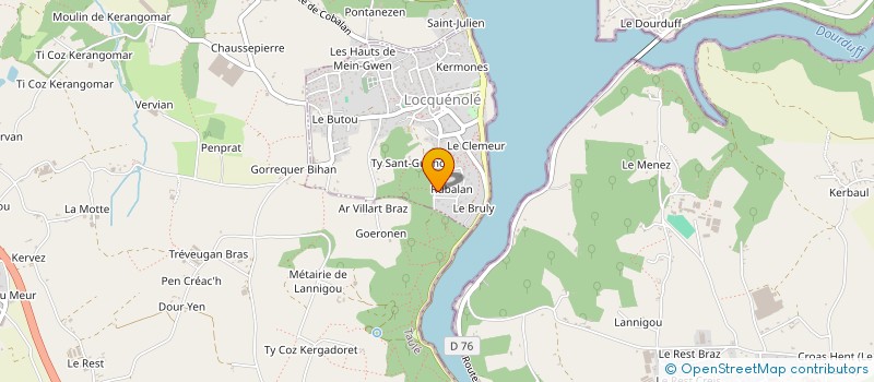 localisation de l'entreprise J.W.N.  LOCQUENOLE