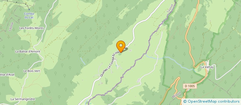 localisation de l'entreprise J.W.S.  LAJOUX